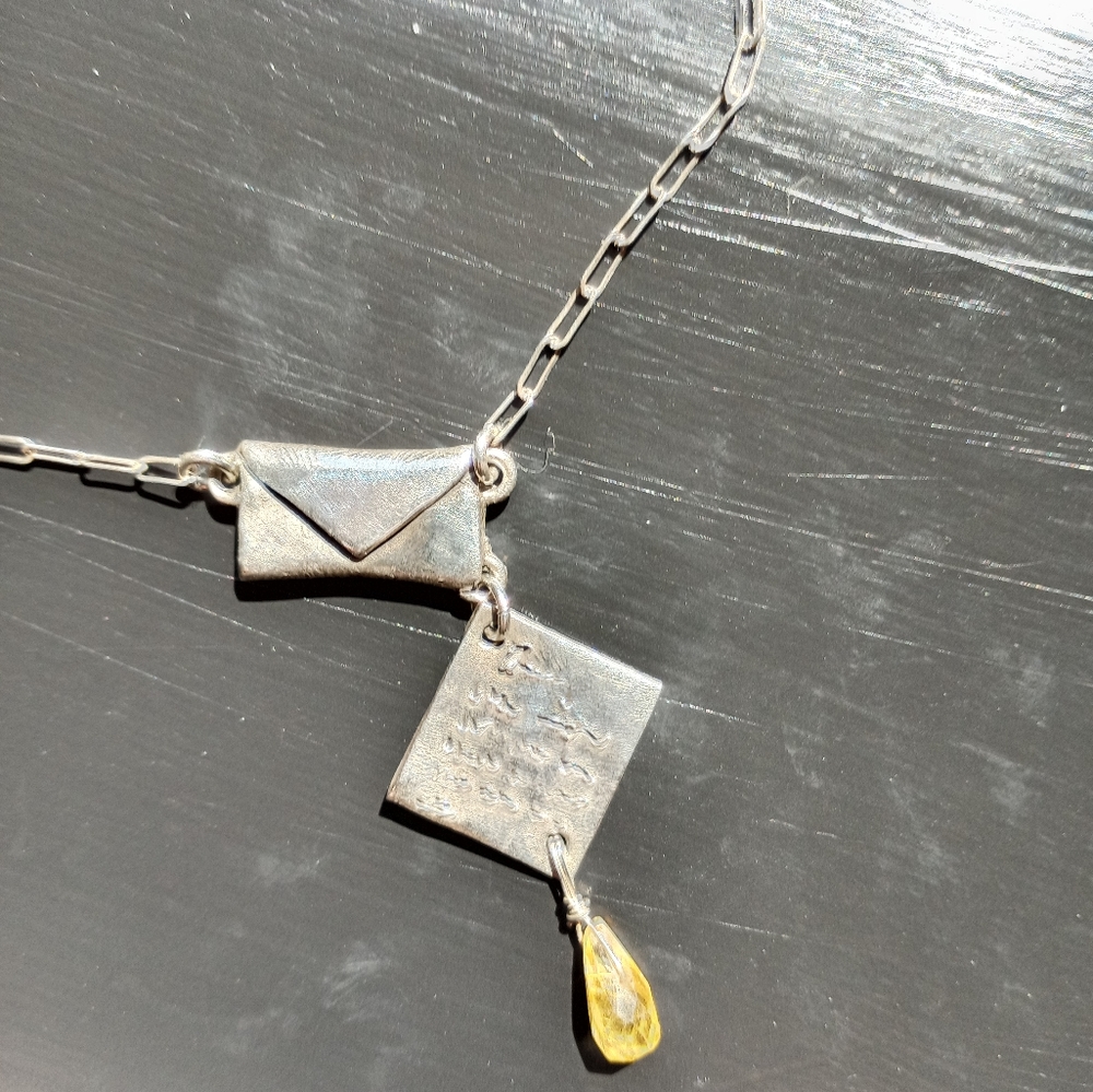 Unique Fine Silver Necklace